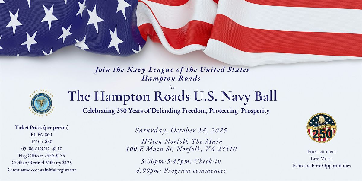 The Hampton Roads U.S Navy Ball