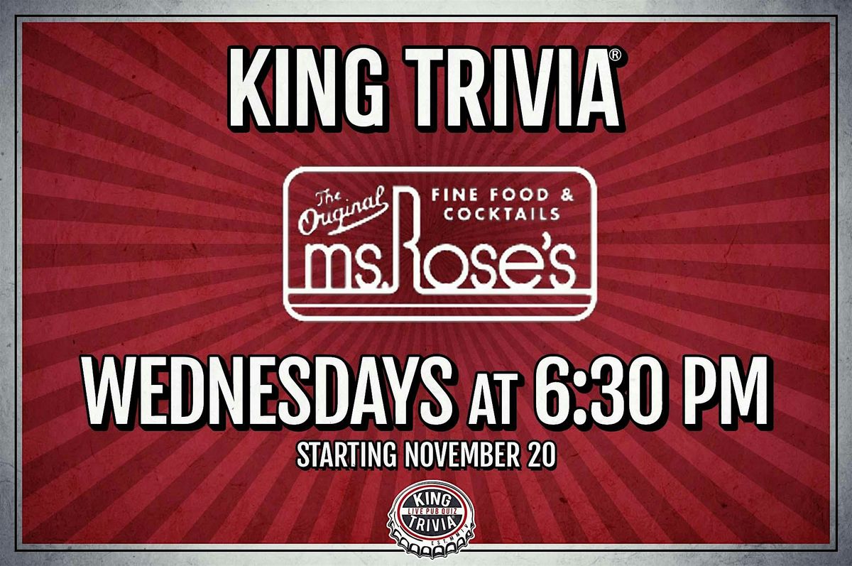 Trivia Night at Ms. Rose's