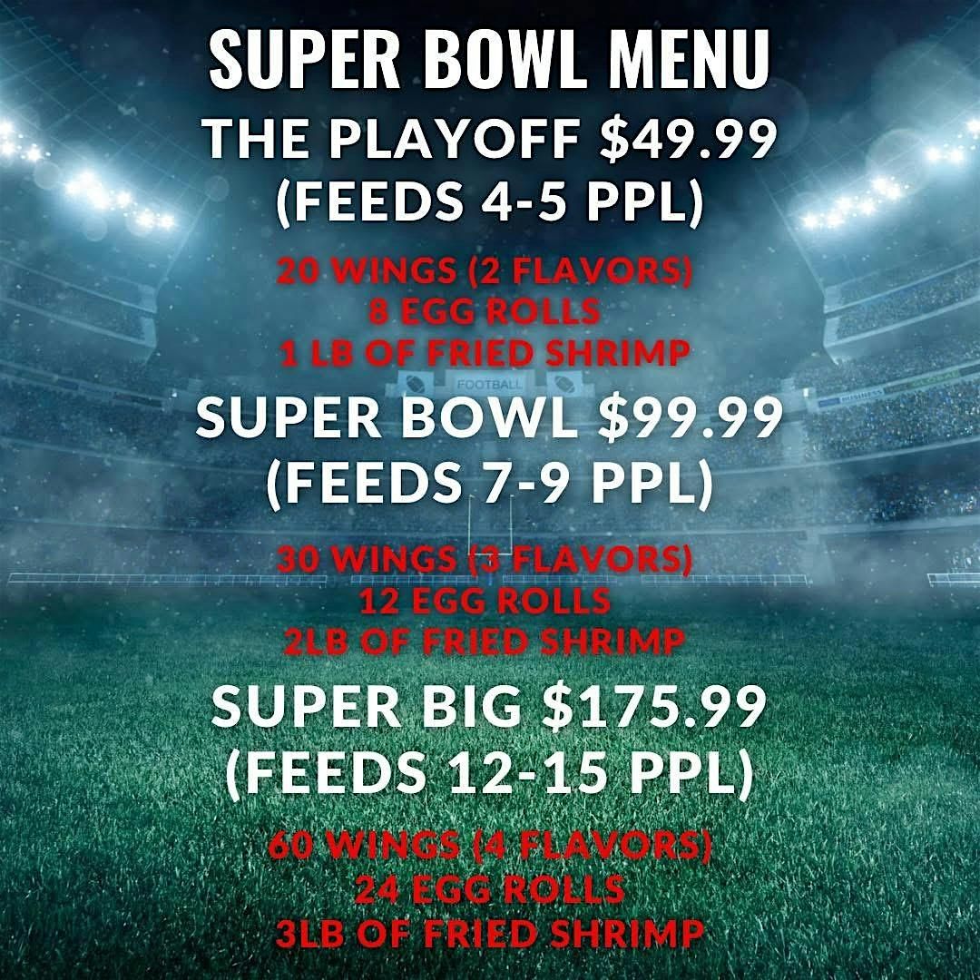 SUPER BOWL PLATTERS