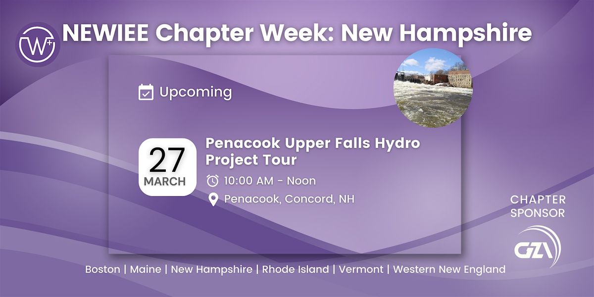 NH Chapter Event: Penacook Upper Falls Hydro Tour