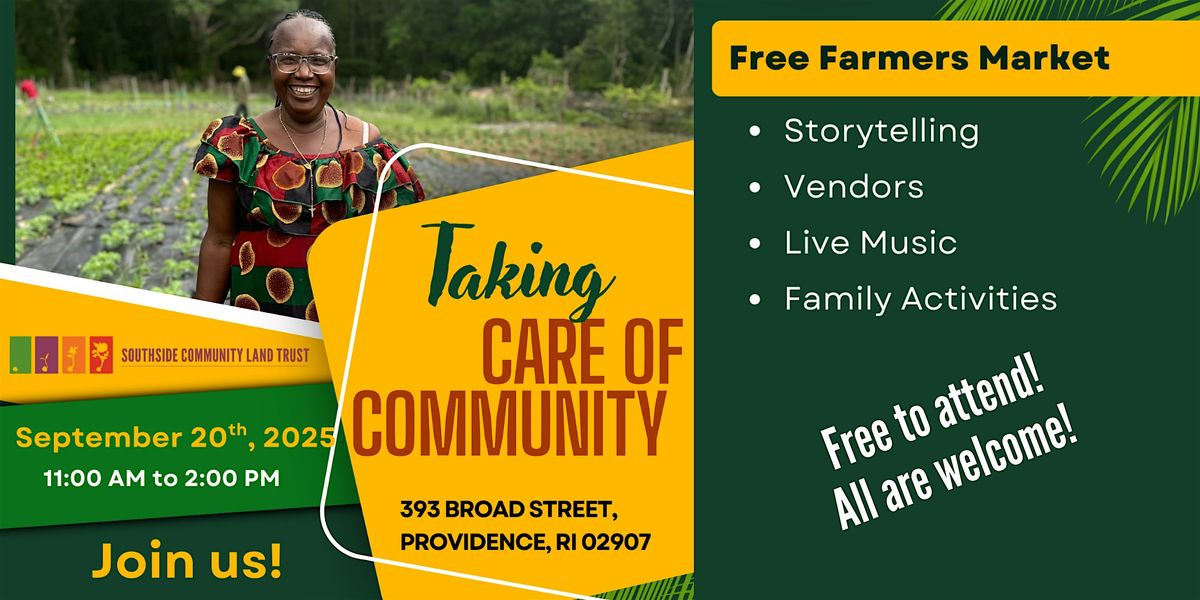 Taking Care of Community
