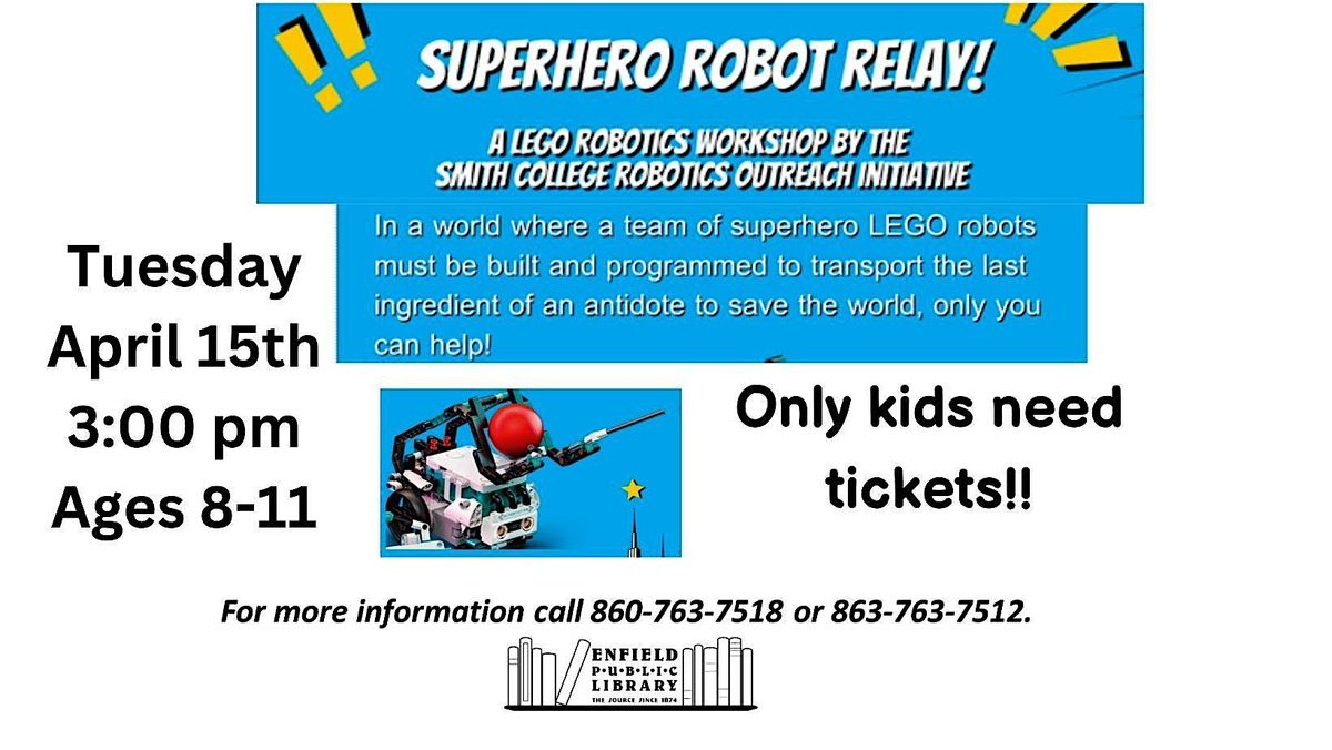 Superhero Robot Relay