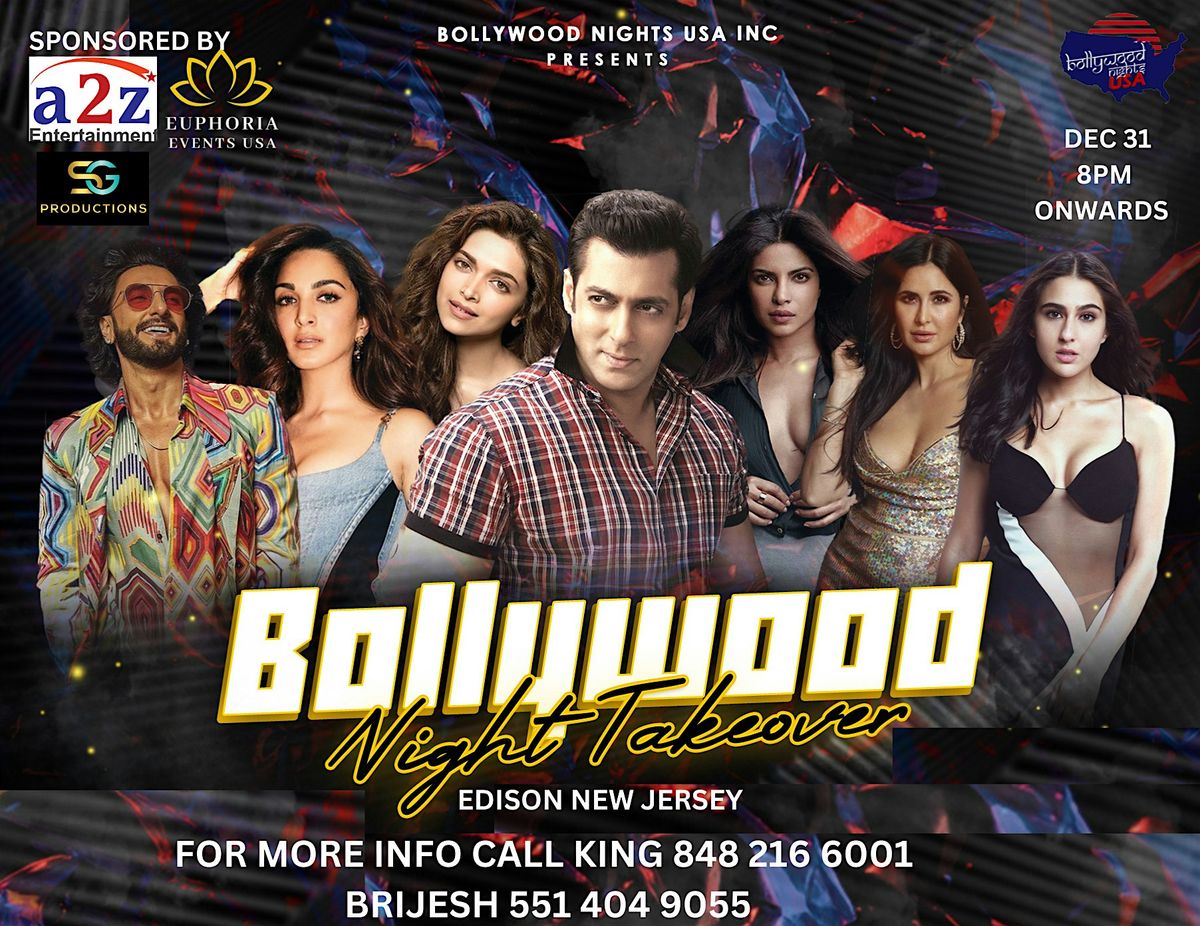 NEW YEARS EVE BOLLYWOOD TAKEOVER PARTY AT EDISON