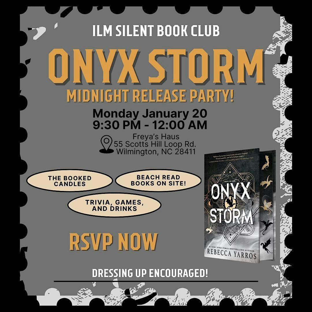 Onyx Storm Midnight Release Party!