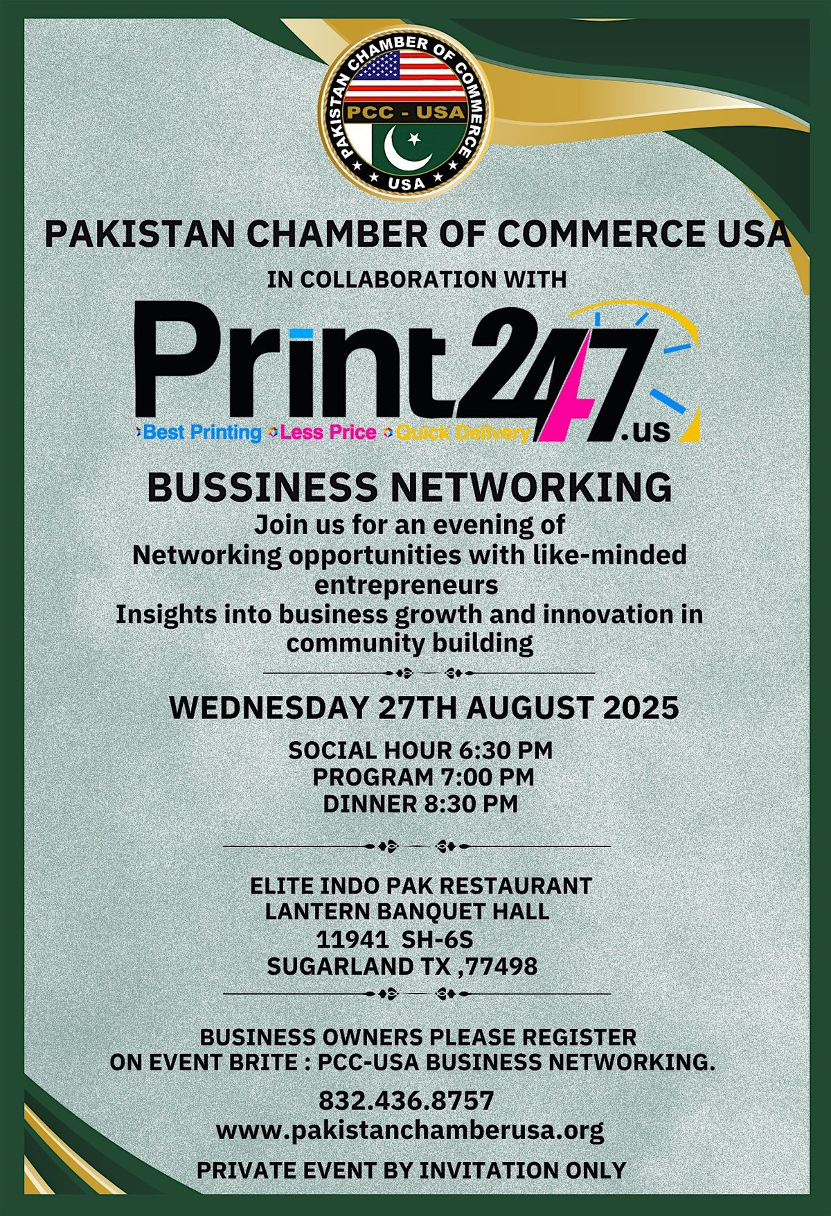 PCC-USA BUSINESS NETWORKING EVENT
