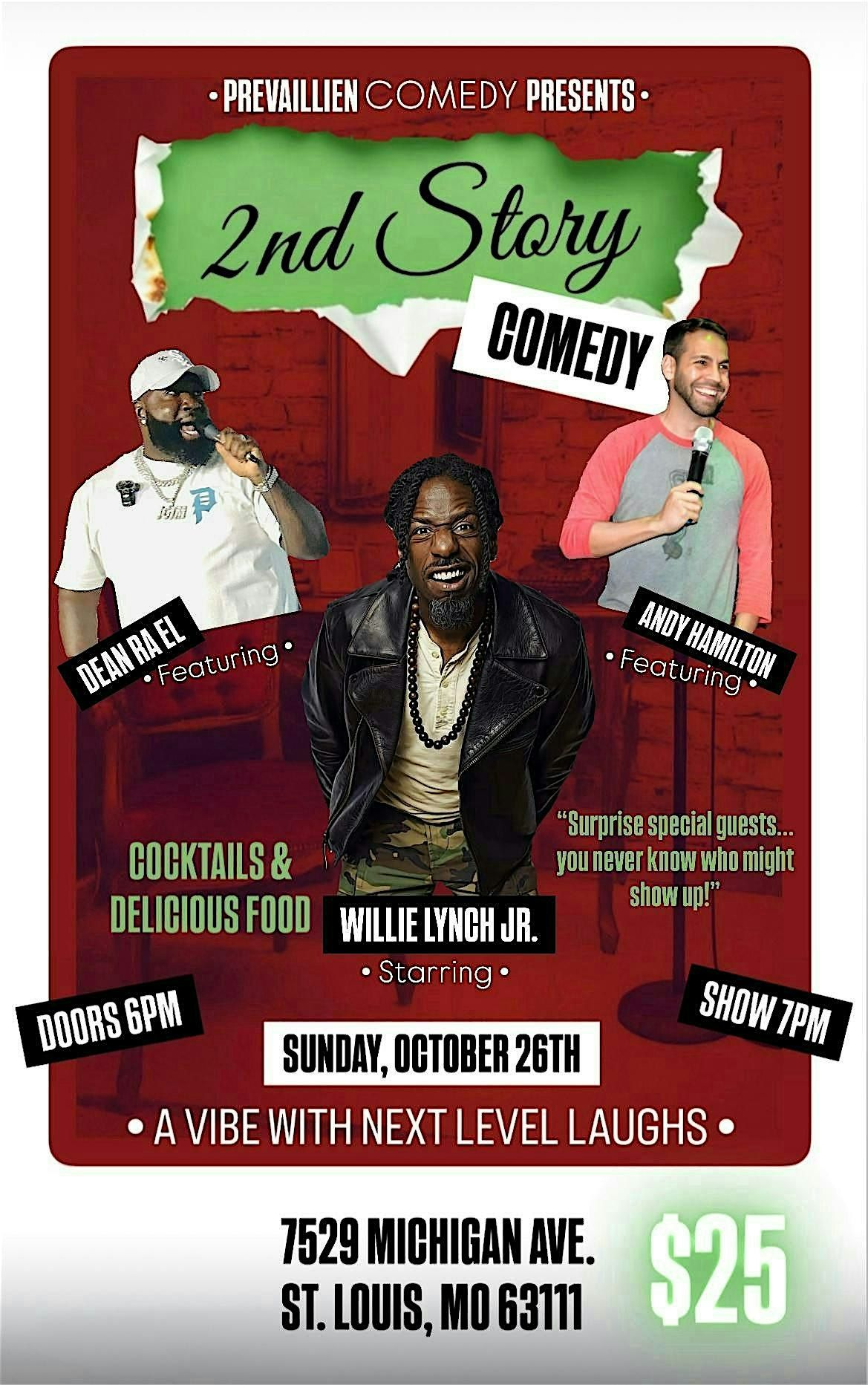 2nd Story Comedy Starring: Willie Lynch Jr.