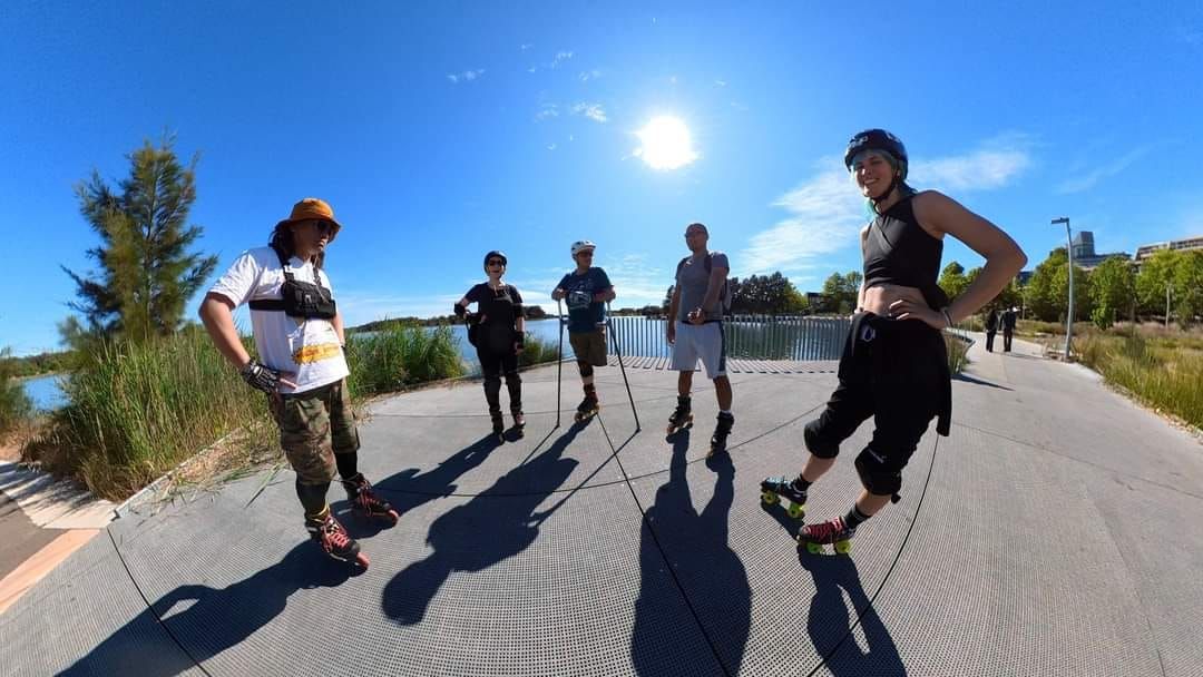 Weekend fitness skate