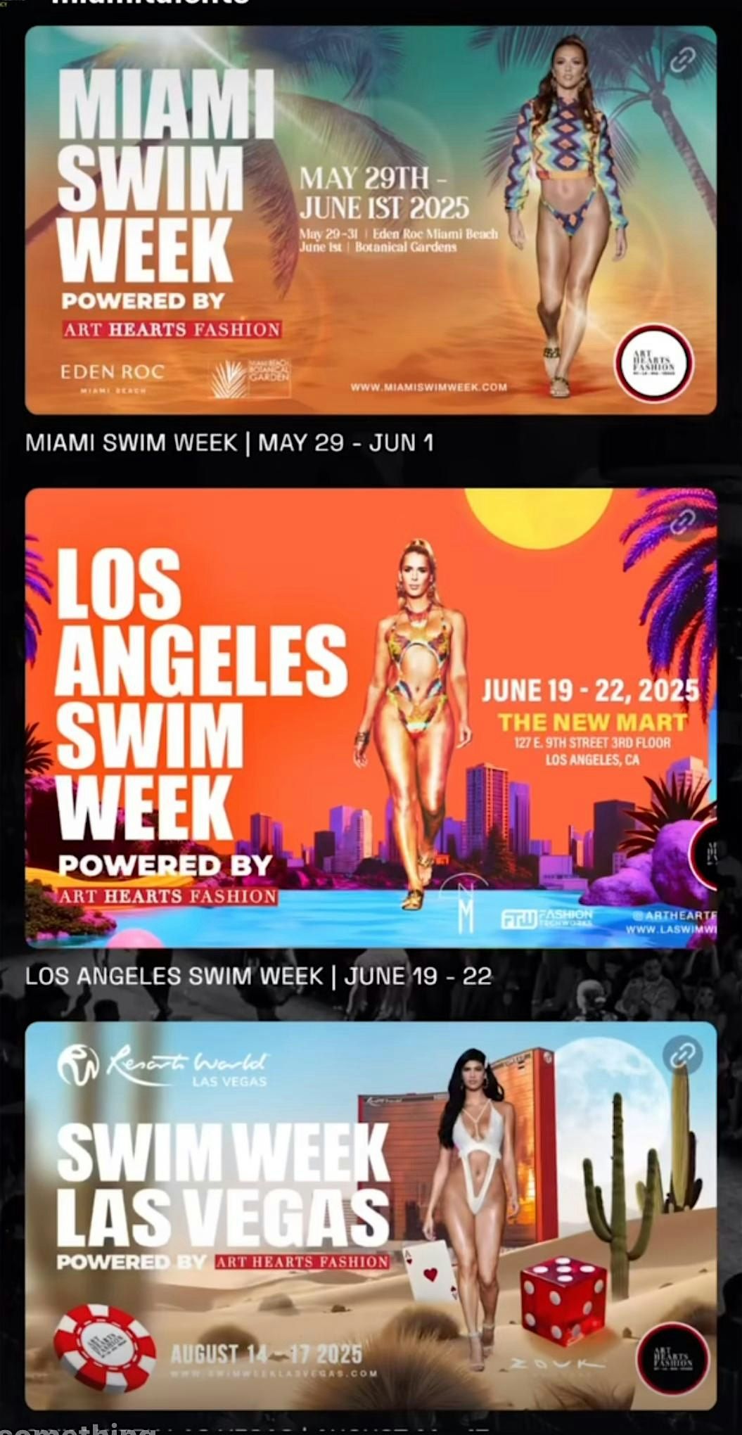 Swim Week Las Vegas Powered by Art Hearts Fashion + Resorts World & Zouk