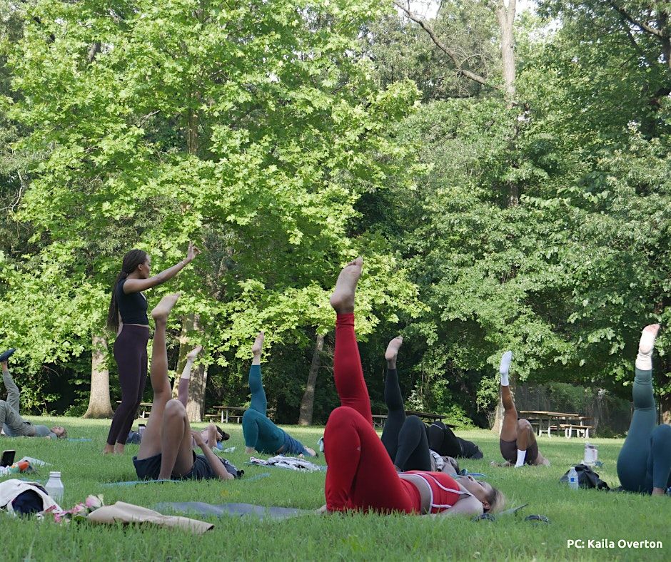 Morning Strength & Stretch: Pilates in the Park w\/ Kaila 10\/19 at 9:15a
