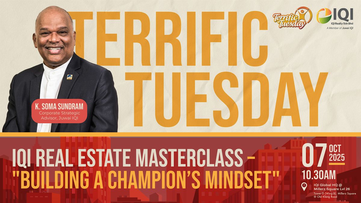 IQI Real Estate Masterclass - "Building a Champion\u2019s Mindset"