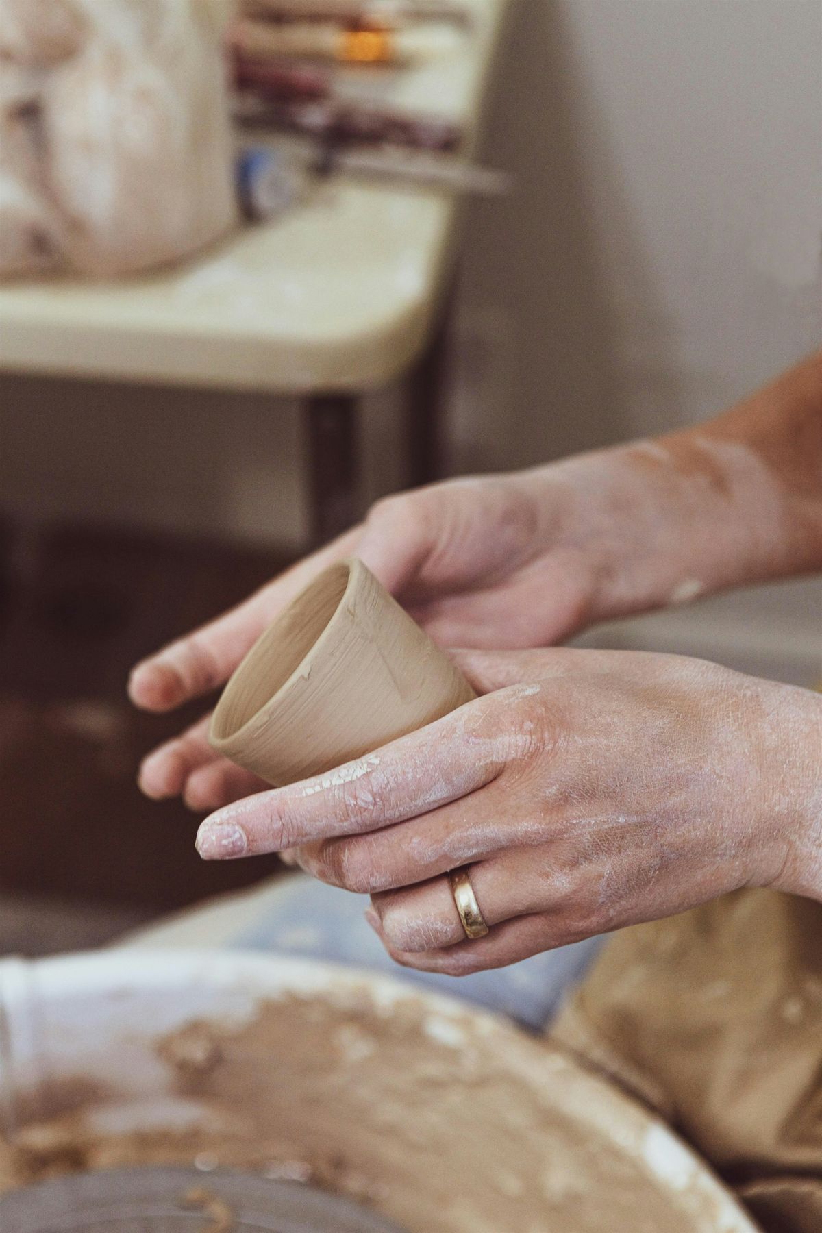 Winter Inspired Coffee Cup Ceramic Class - Make Your Own Pottery Workshop