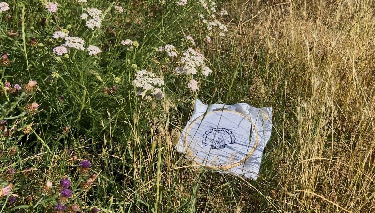 Embroidery in Greenwich Park