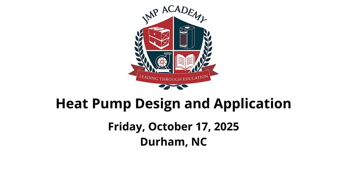 Heat Pump Design and Application