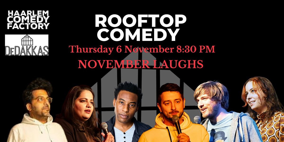 Haarlem Rooftop Comedy |  November Laughs