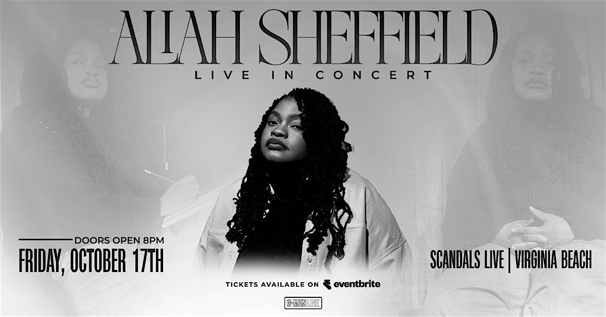 Aliah Sheffield Live In Concert | Scandals Live, Virginia Beach