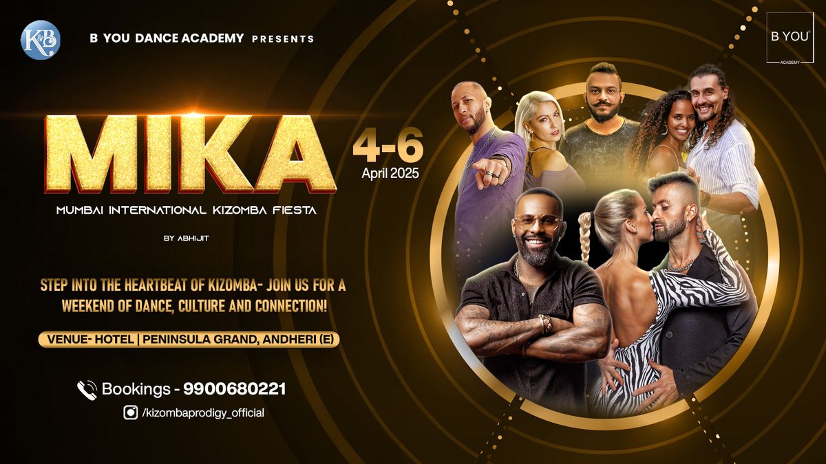 MIKA 2025 (Mumbai International Kizomba Fiesta By Abhijit ) 3 Day Dance Festival