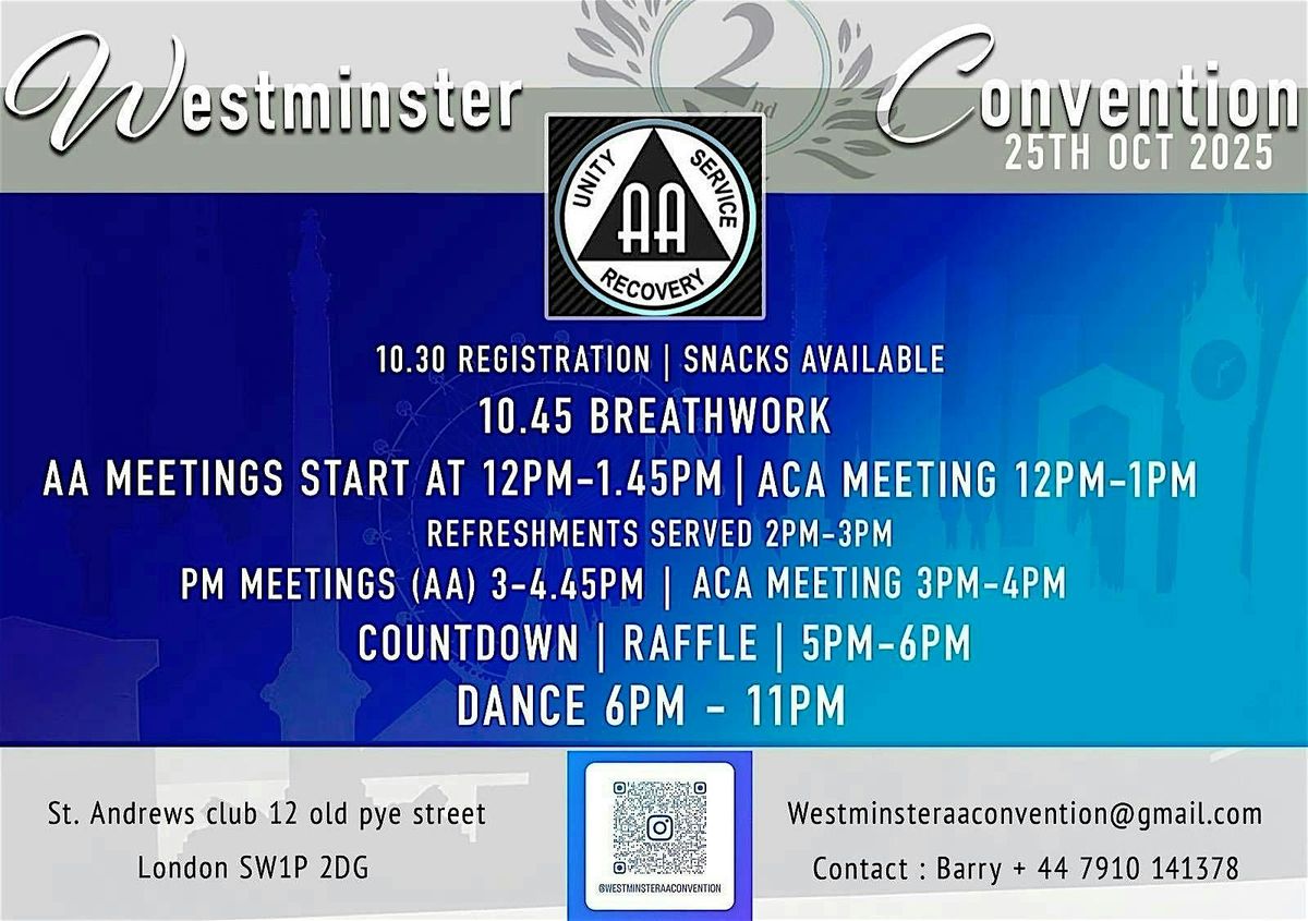 The 2nd Westminster AA Convention and Dance