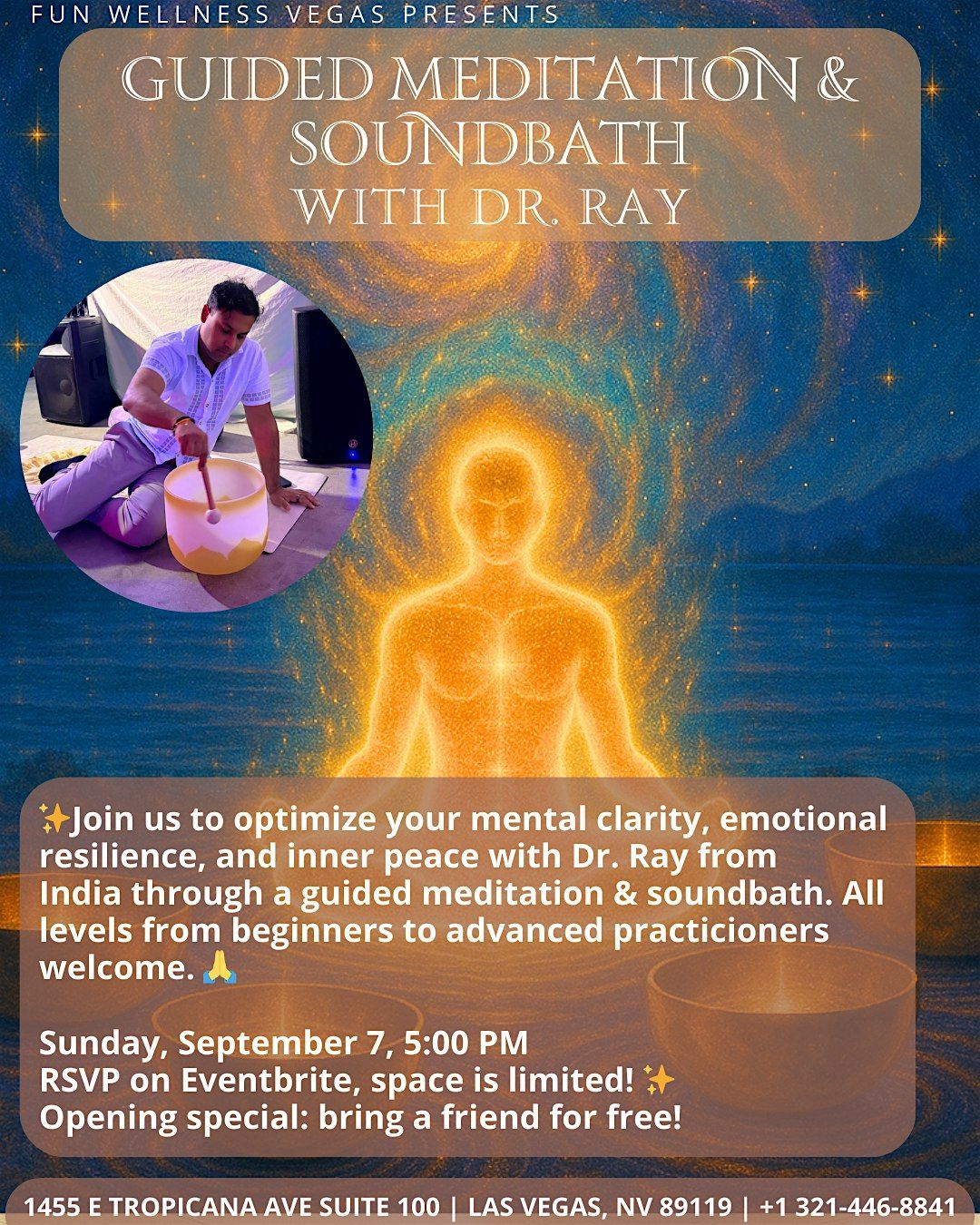 Guided Meditation & Soundbath with Dr. Ray