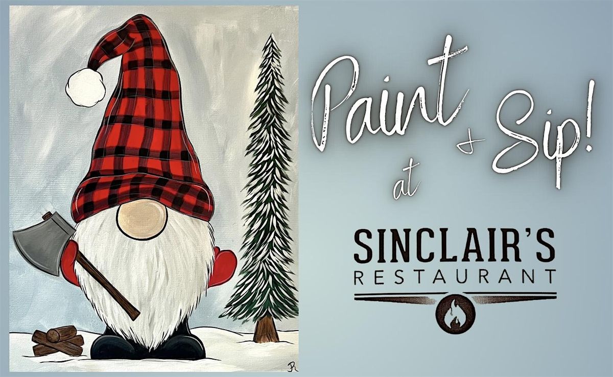 Winter  Paint & Sip at Sinclair\u2019s!