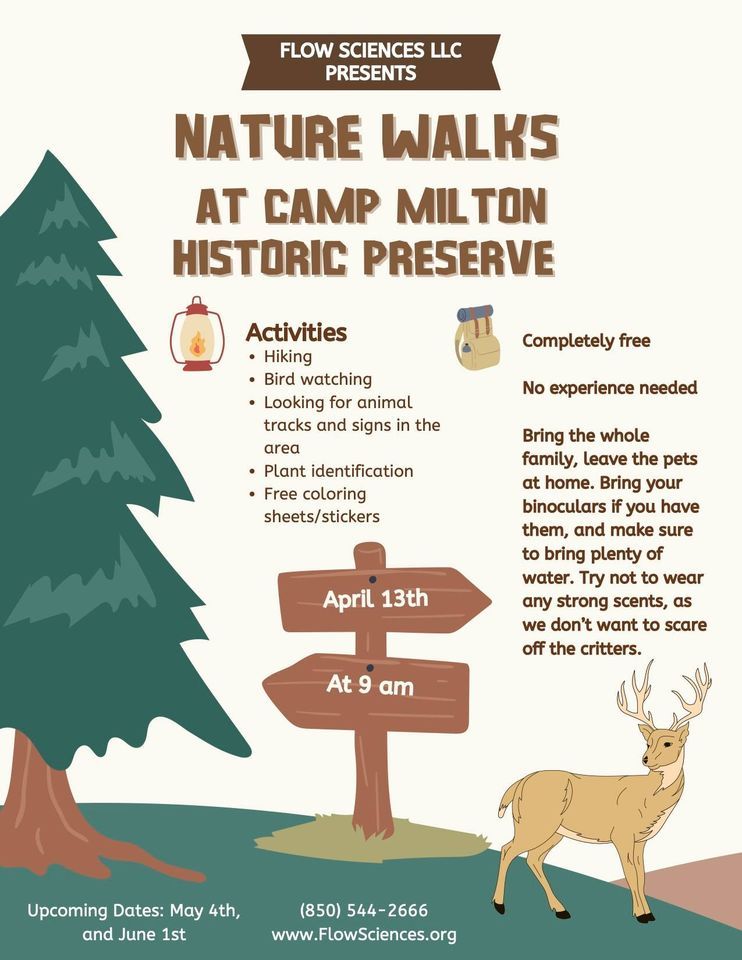 Nature Walks At Camp Milton Historic Preserve 