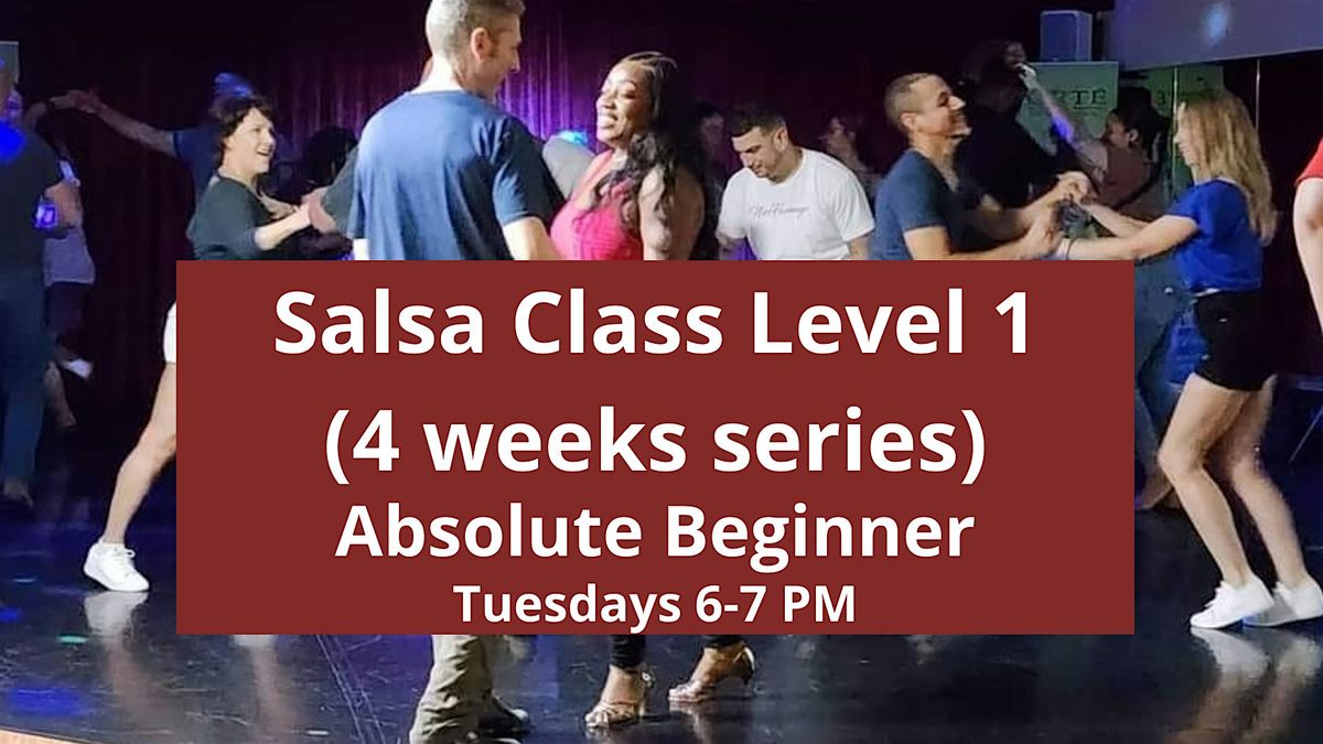 Salsa Class Absolute Beginner (4 weeks series) Level 1