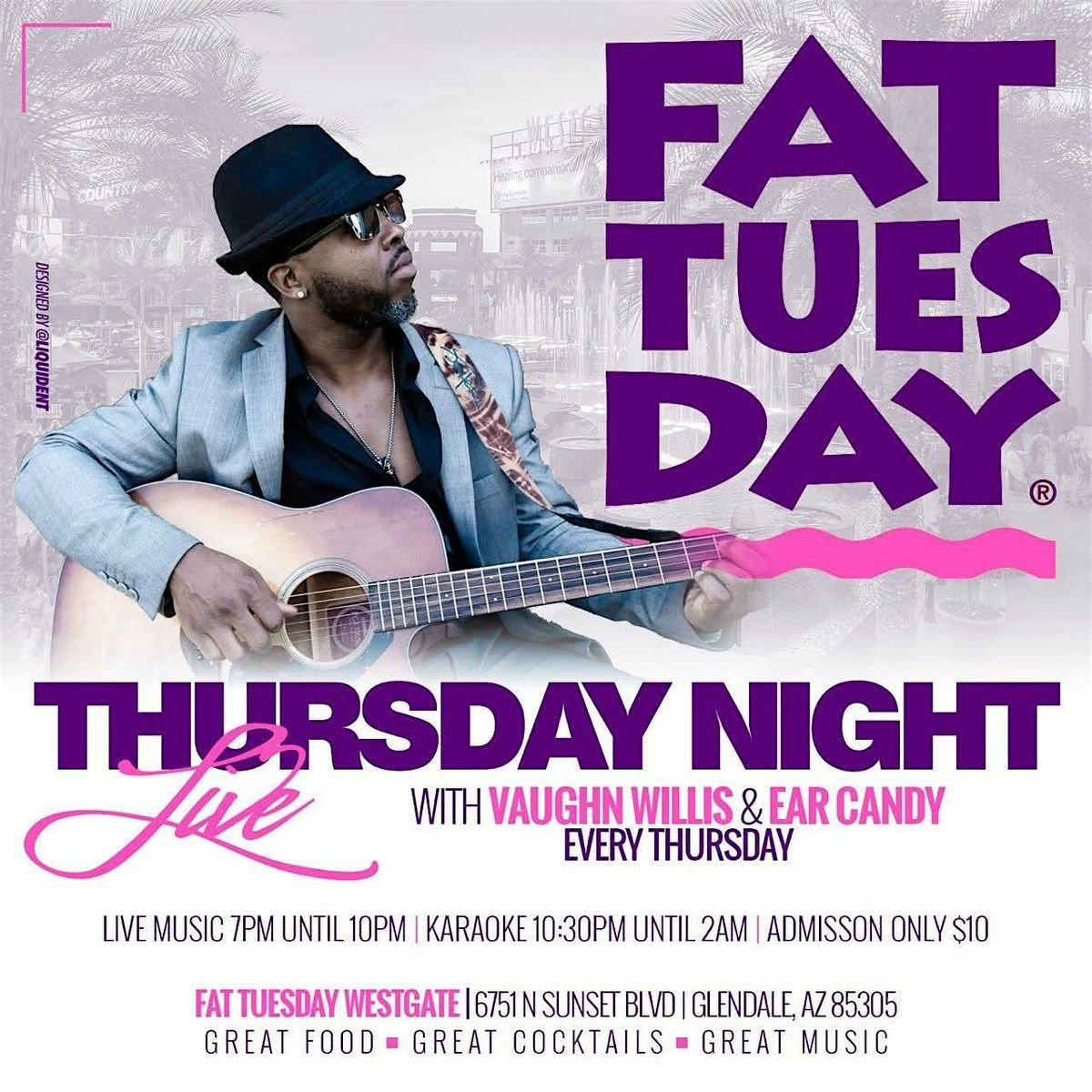 Thursday Nights at Fat Tuesday w\/ Vaughn Willis & Vanessa Renee 10-2