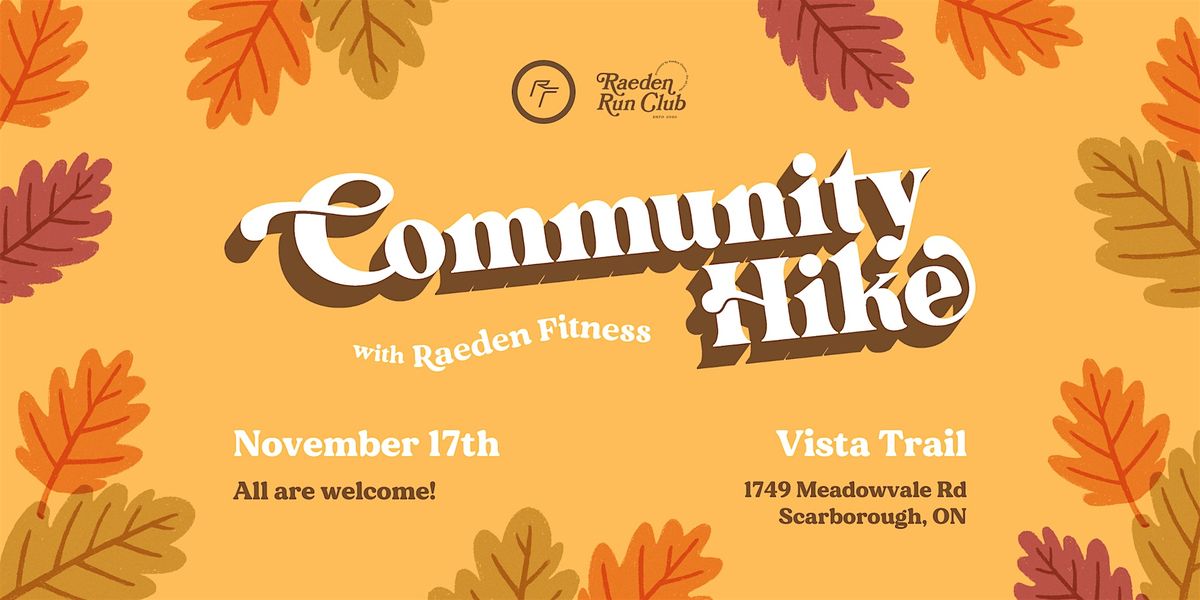 Community Hike with Raeden Fitness!