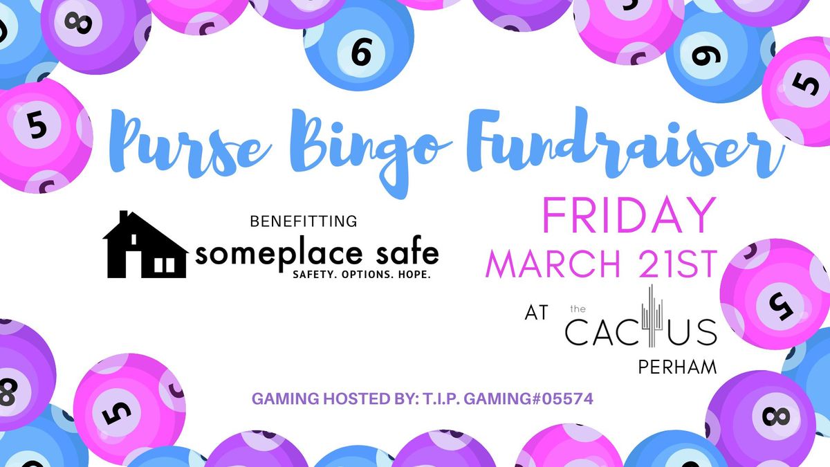 Someplace Safe Purse Bingo Fundraiser