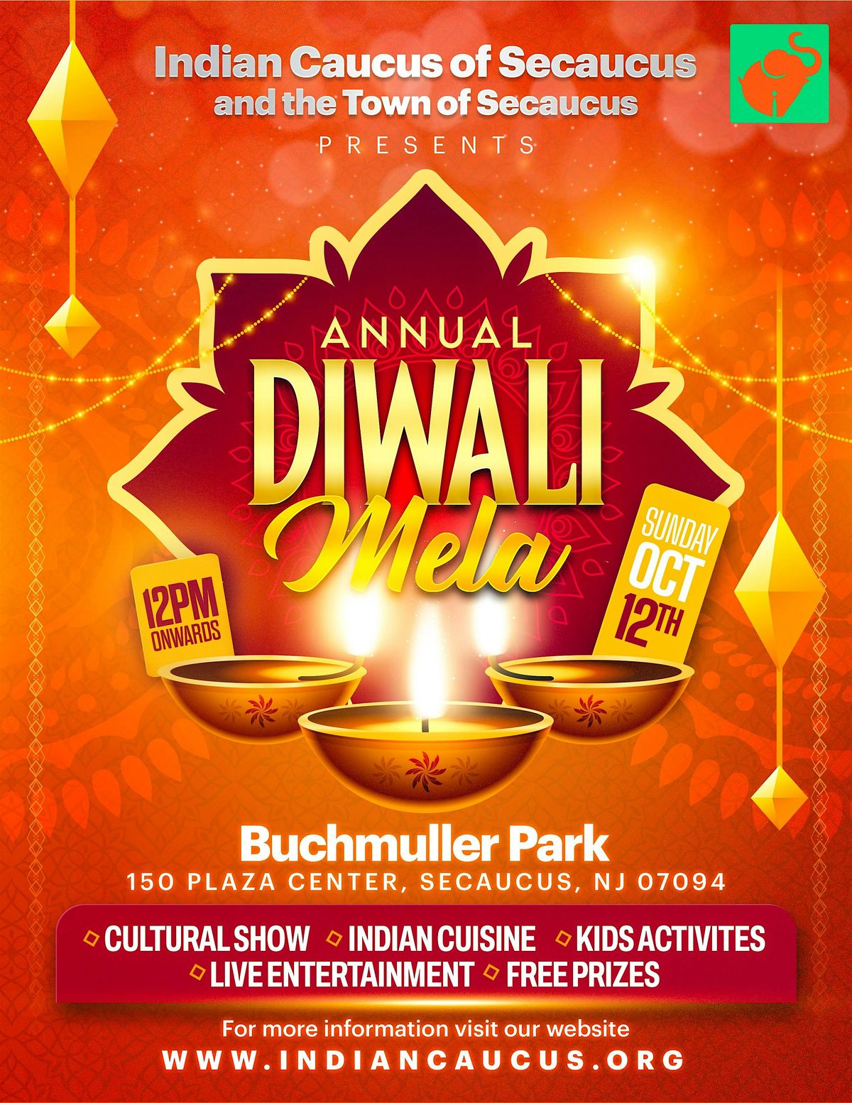 15th Annual Diwali Mela - The Festival of  Lights