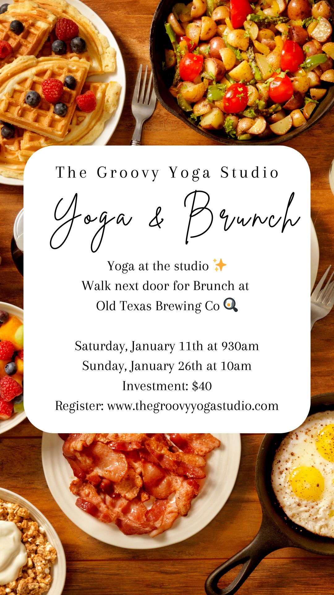 Yoga & Brunch\ud83e\uddd8\ud83c\udf73\u2764\ufe0f