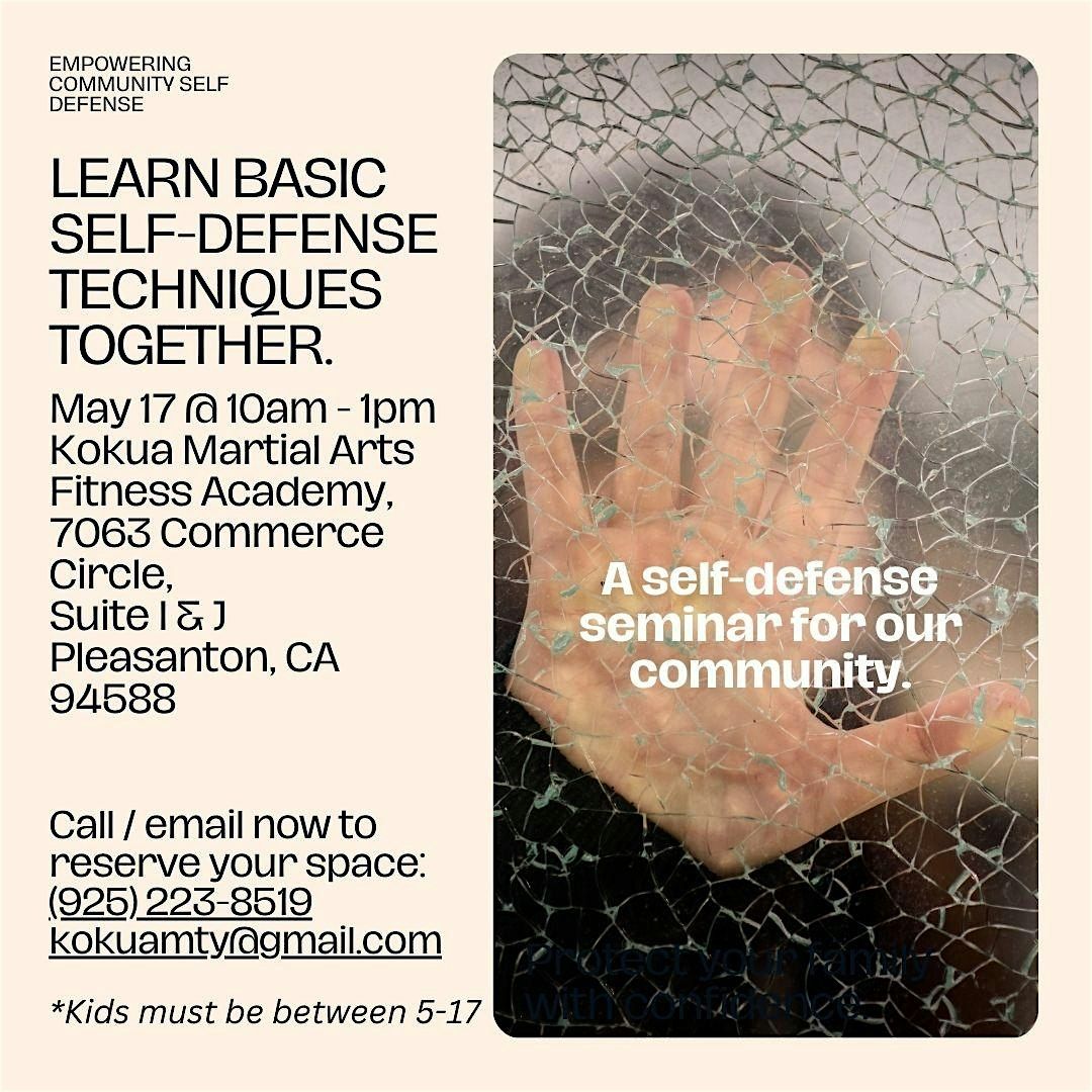 Empowering Community Self-Defense Seminar