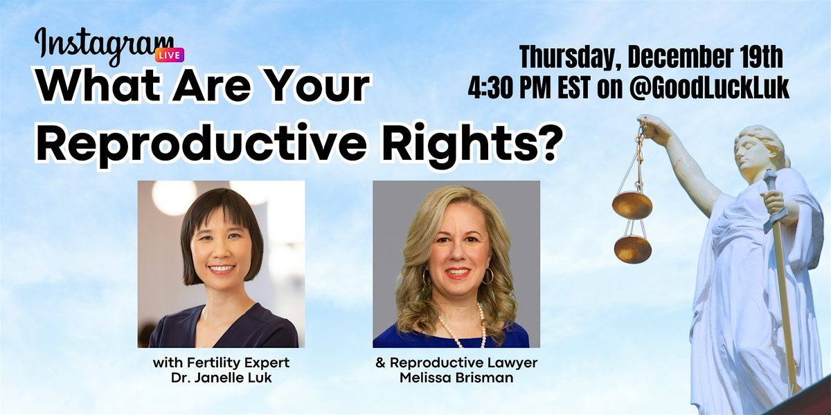 What Are Your Reproductive Rights? IG Live