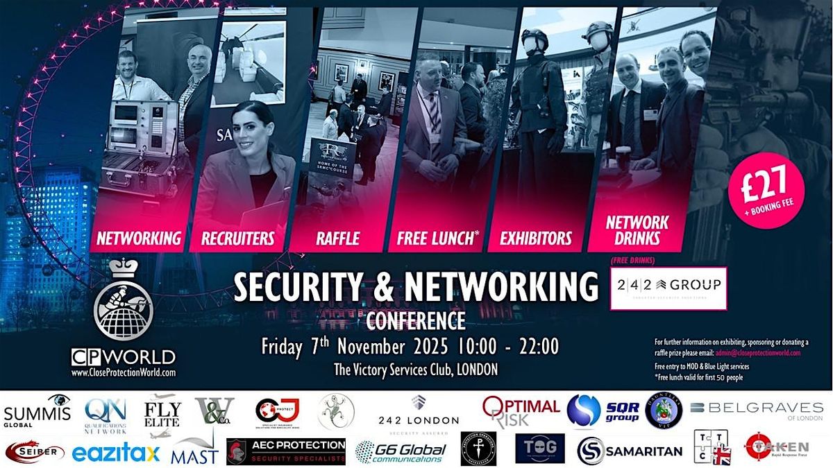 Close Protection and Security Conference 2025