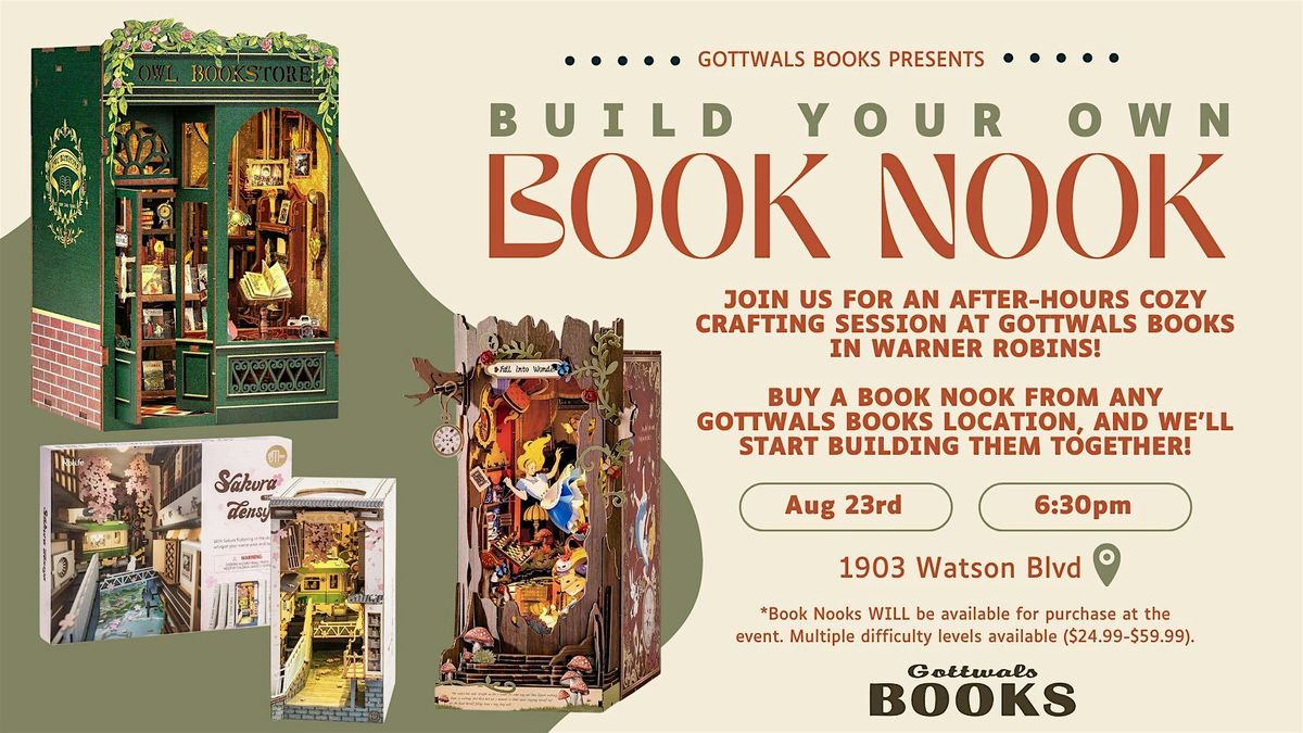 Build Your Own Book Nook Night!