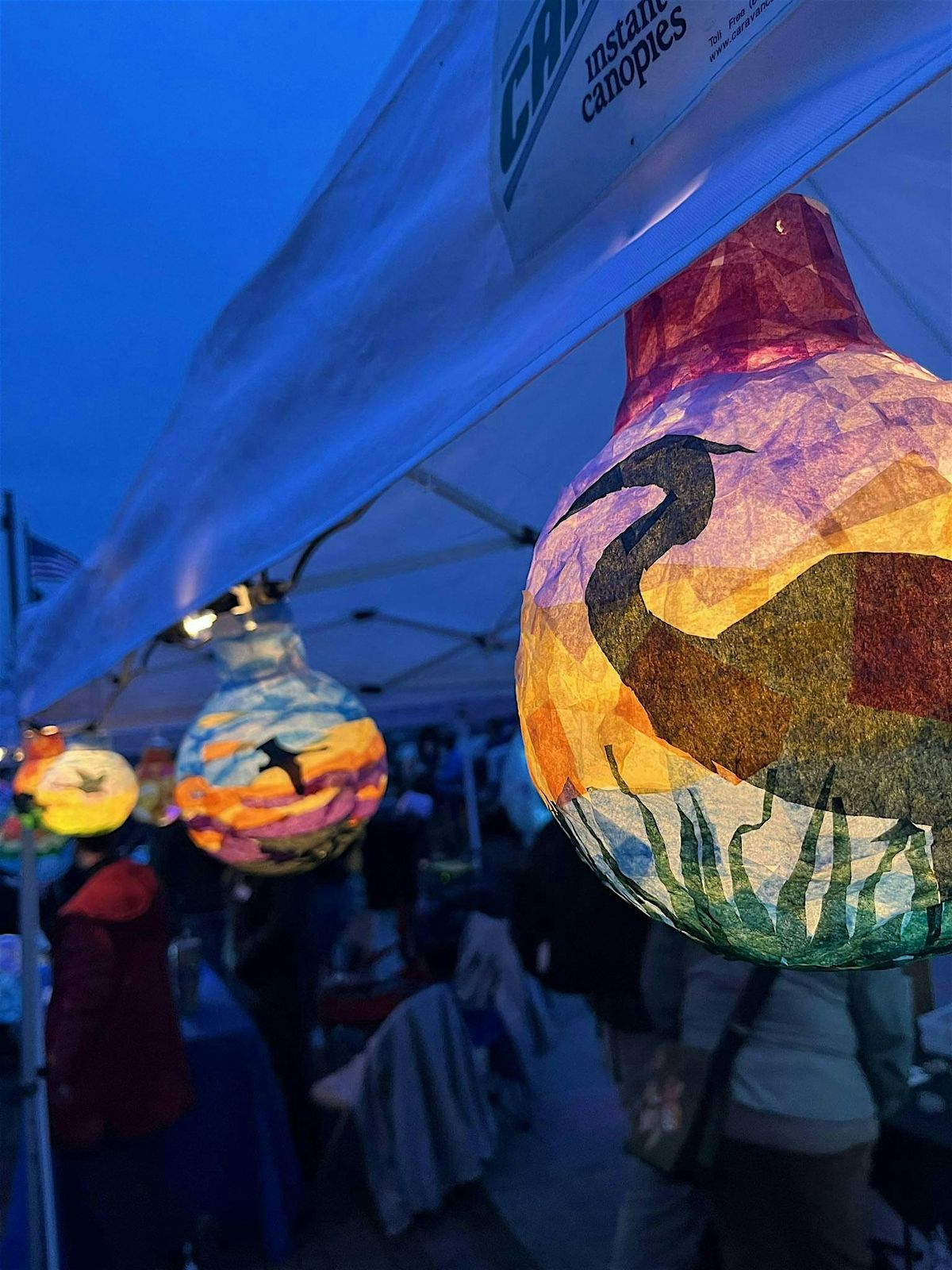 Luminary Making with Skagit Land Trust and WA Native Plant Society