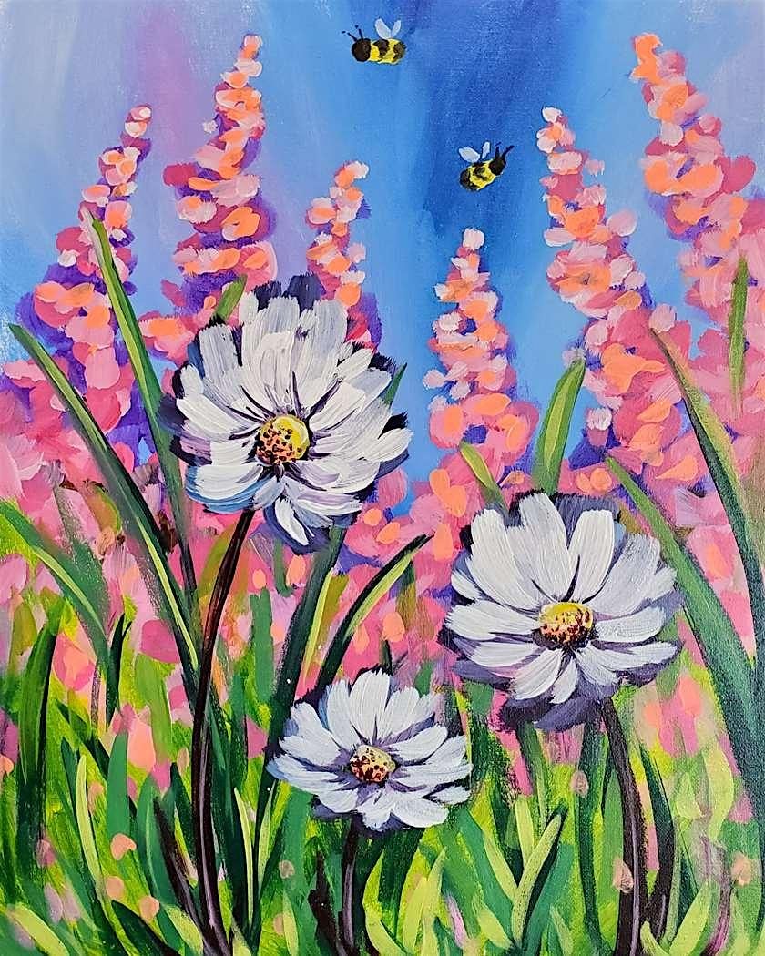 Paint and Sip Event - Springtime Meadow - St. Charles, IL