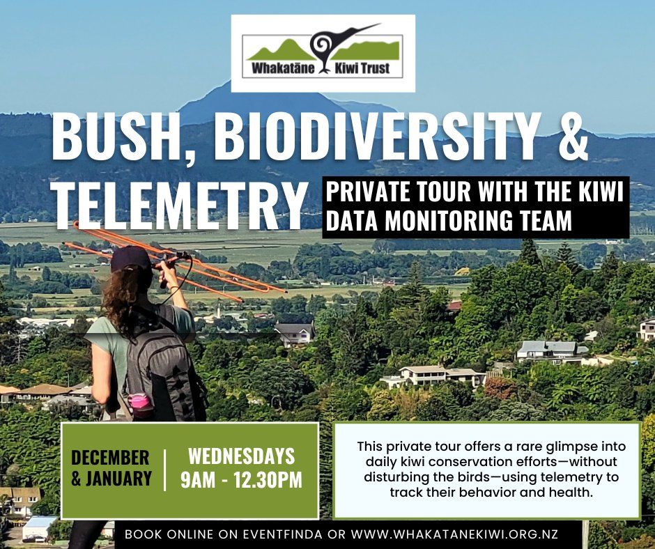 Bush, Biodiversity and Telemetry Private Tour