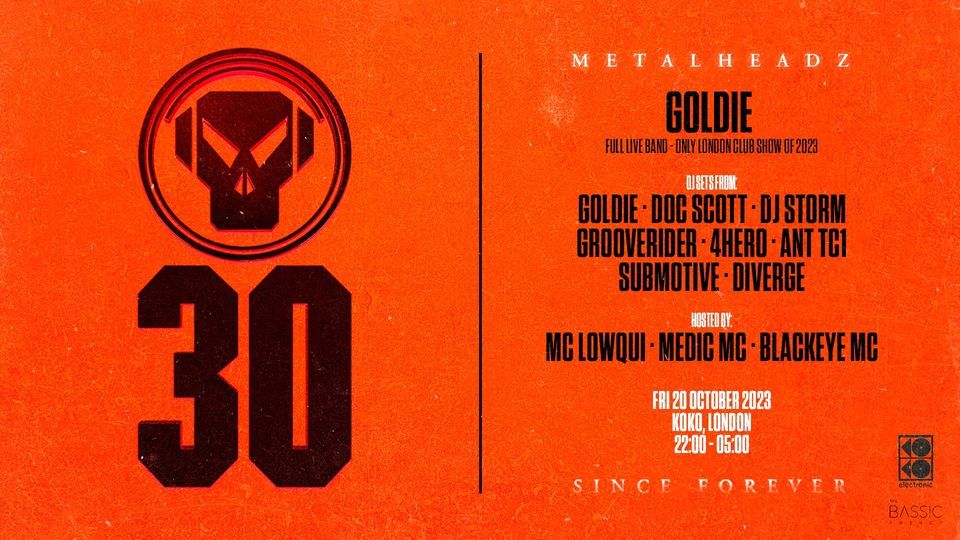 30 Years of Metalheadz - London