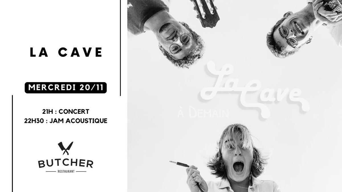 Concert live "LA CAVE" + jam acoustique