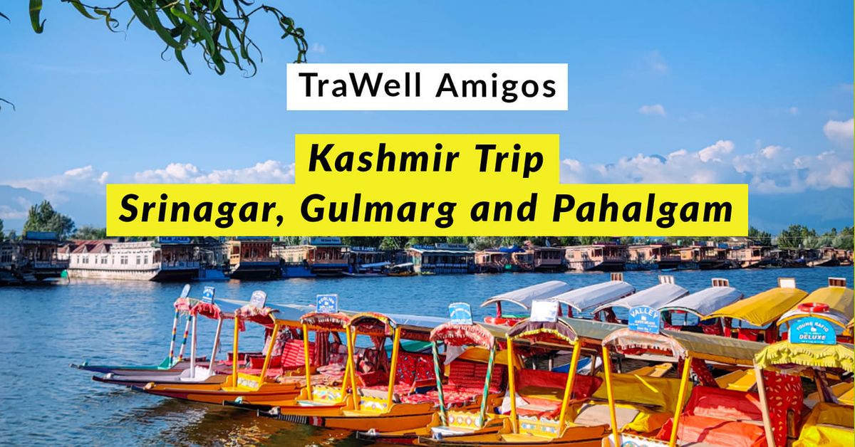 TraWell Amigos:: Kashmir Trip to Srinagar, Gulmarg and Pahalgam