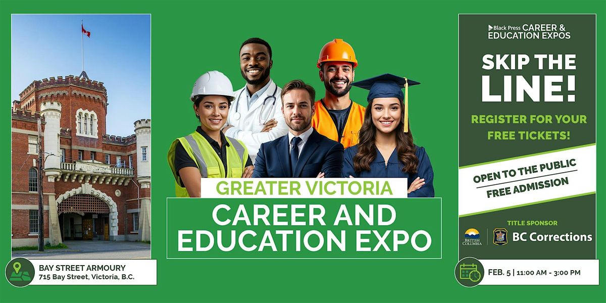 FREE Greater Victoria Career and Education Expo 2026