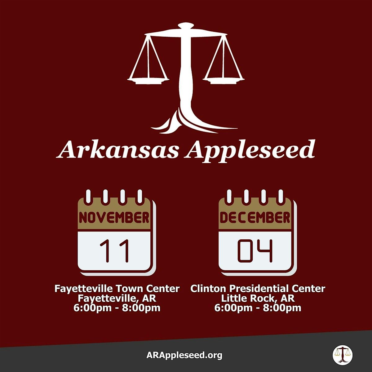 Arkansas Appleseed's Good Apple Banquet - Little Rock