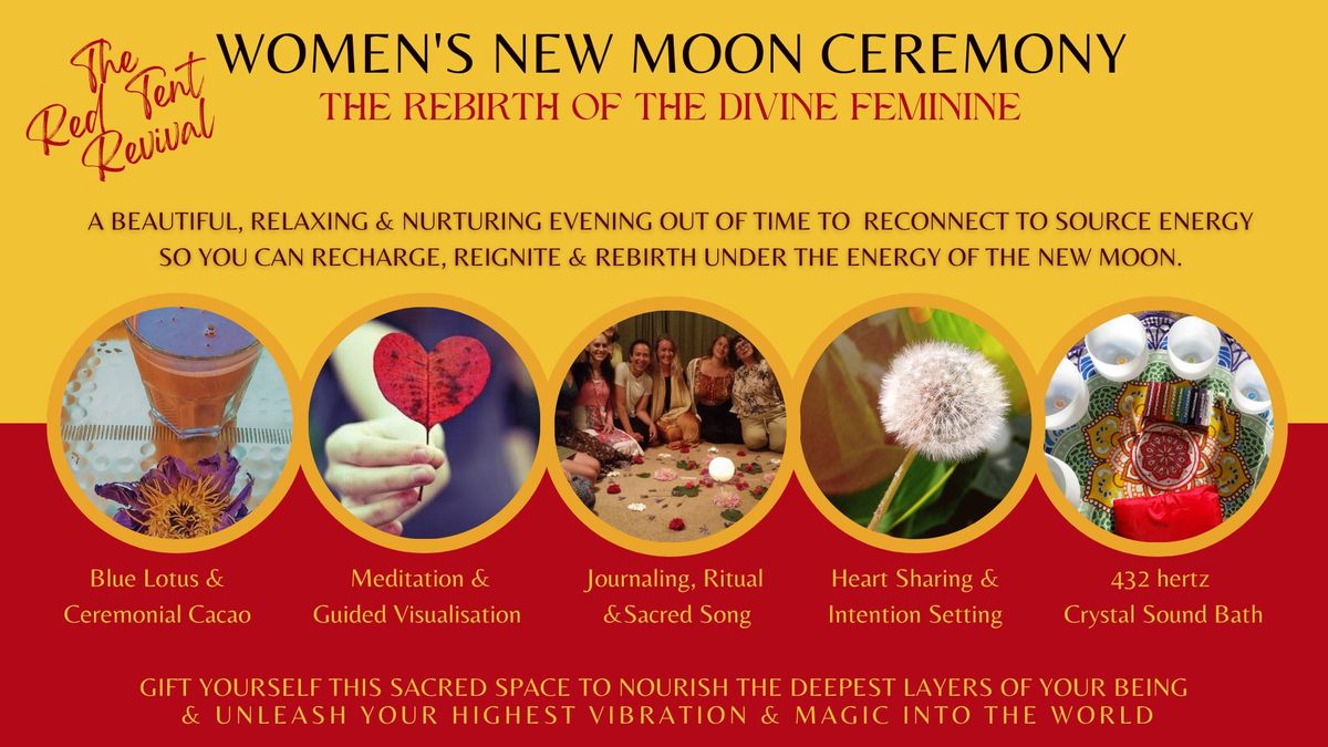 Women's New Moon Ceremony -  Red Tent Revival