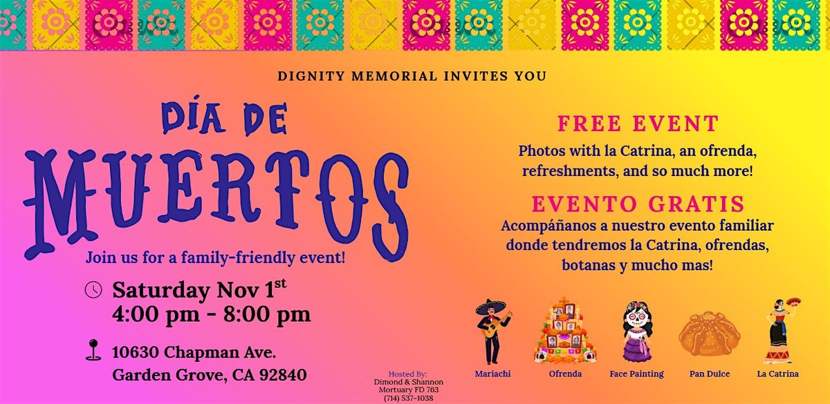 Dia De Los Muertos FREE Event