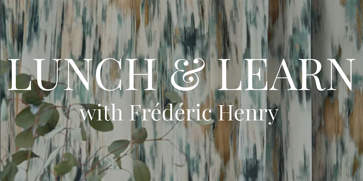 STL Lunch & Learn with Fr\u00e9d\u00e9ric Henry