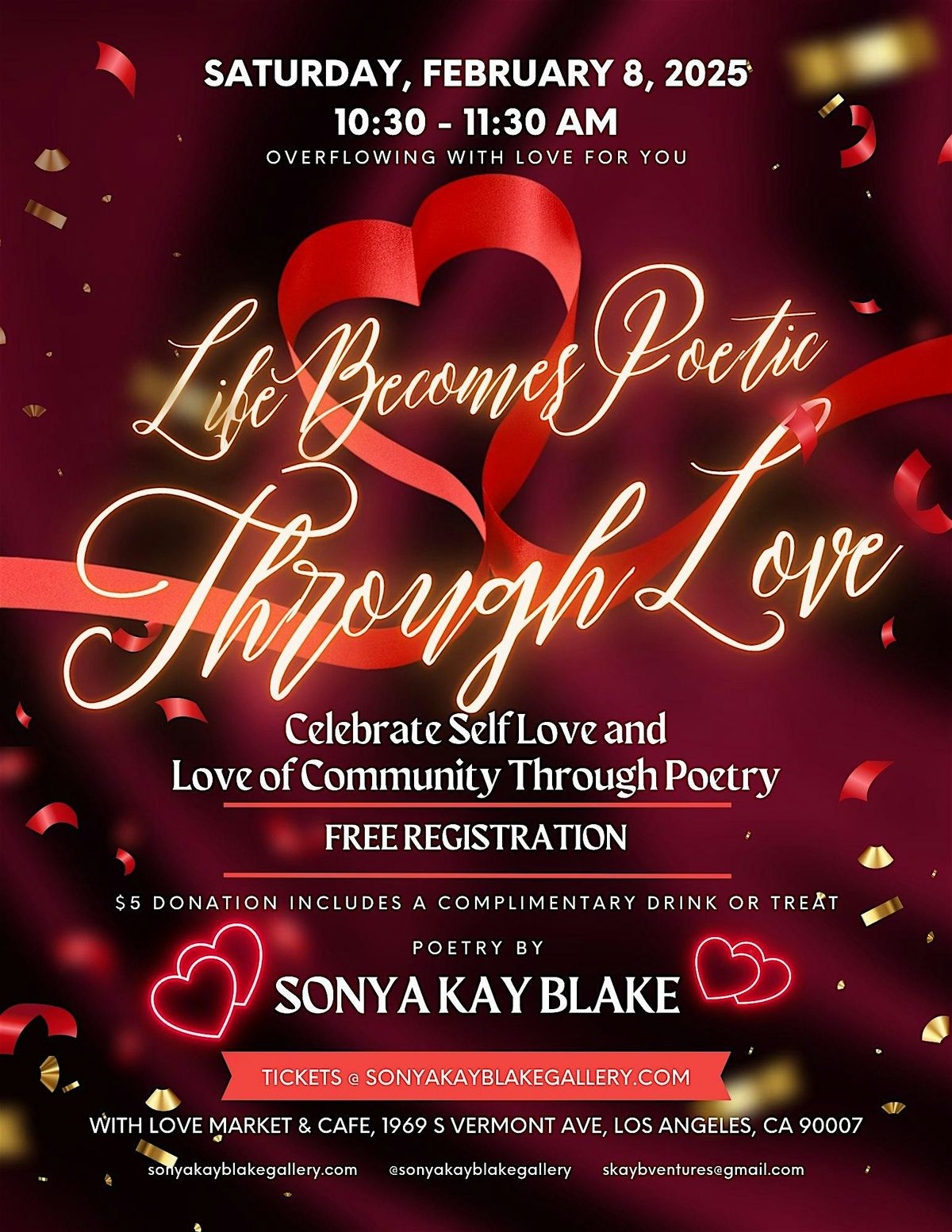 Life Becomes Poetic Through Love: A Poetry Reading Experience