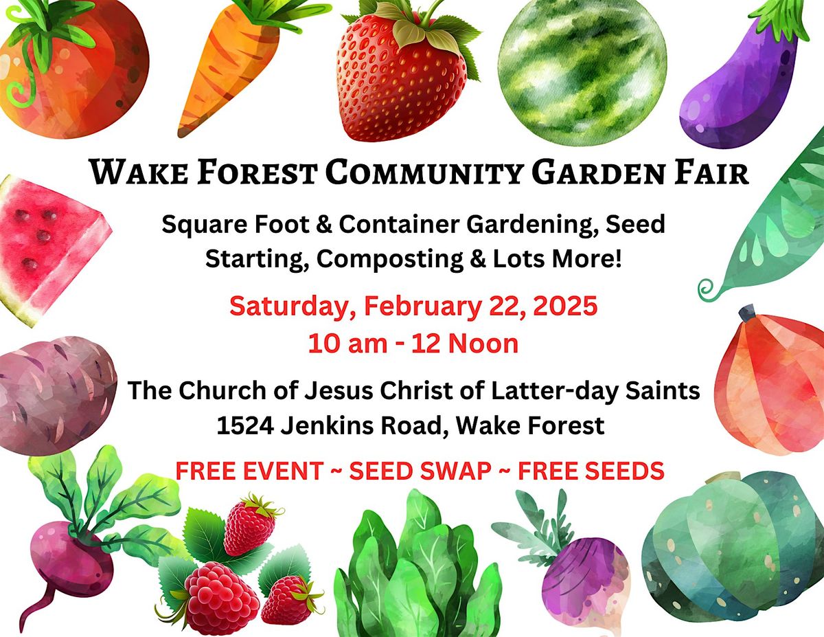 Wake Forest Community Garden Fair