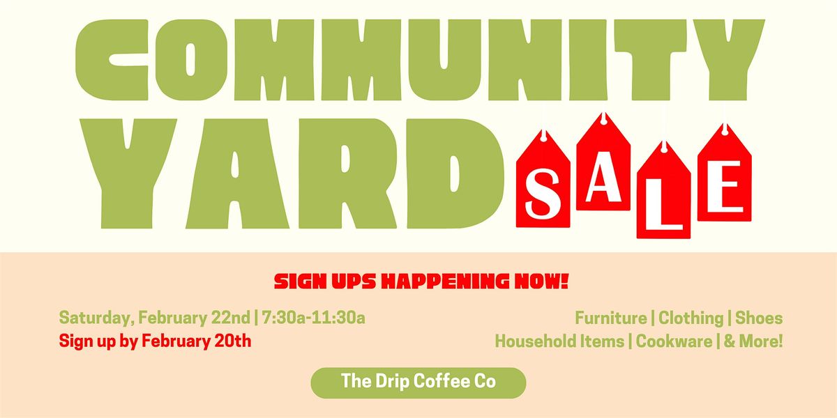 Community Yard Sale