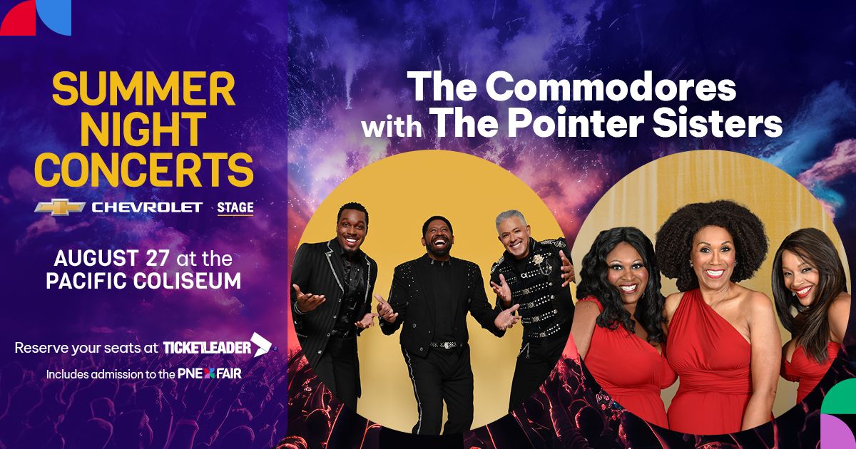 The Commodores with The Pointer Sisters