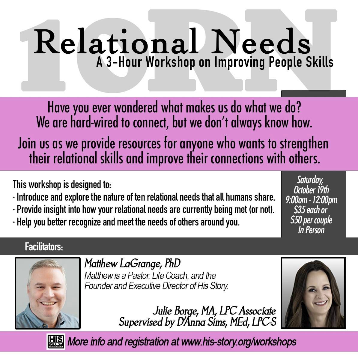 Relational Needs Workshop